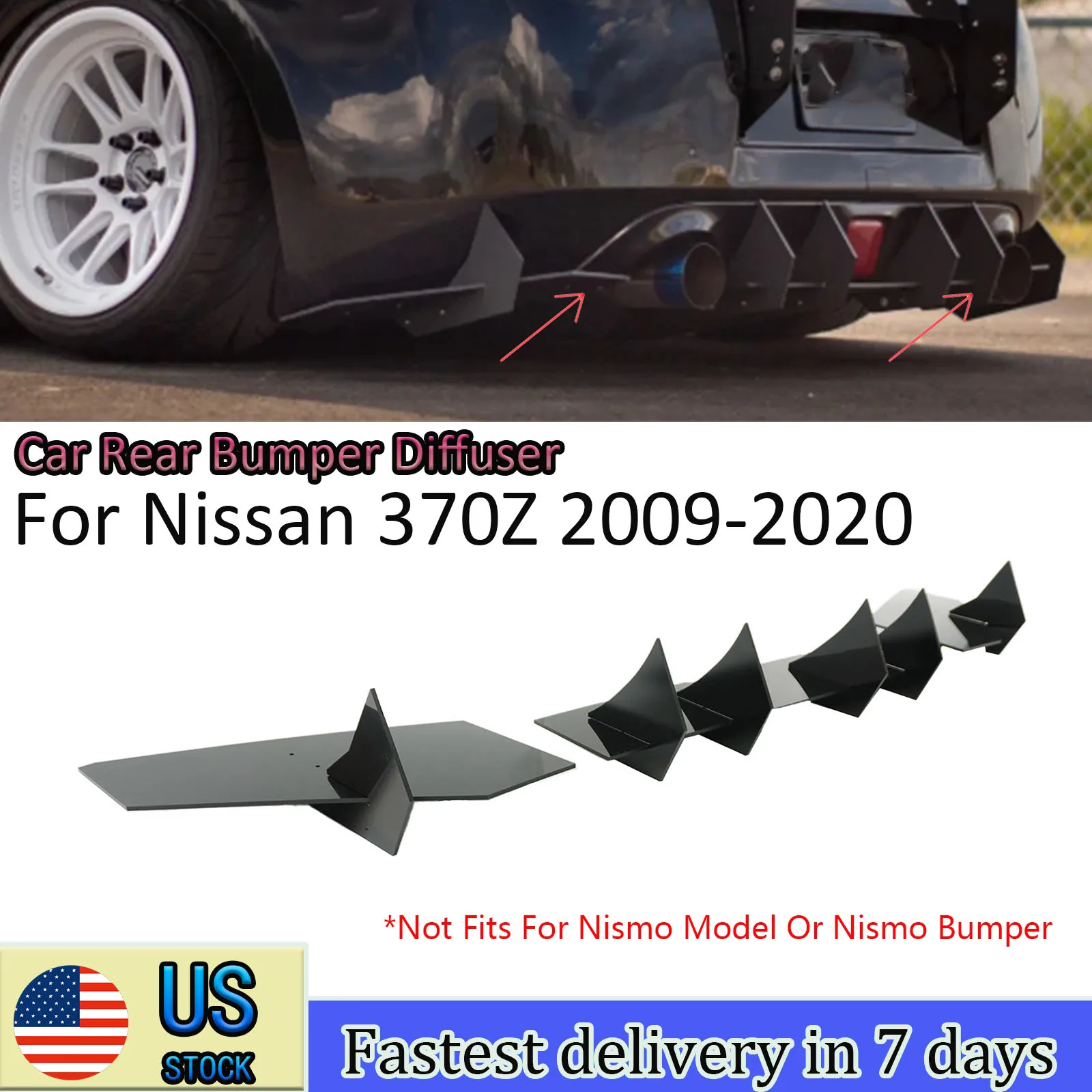 9 шт. автомобильный диффузор заднего бампера для Nissan 370Z 2009 2010 2011-2020 спойлер сплиттер глянцевый черный комплект кузова автомобильные аксессуары
9 шт. автомобильный диффузор заднего бампера для Nissan 370Z 2009 2010 2011-2020 спойлер сплиттер глянцевый черный комплект кузова автомобильные аксессуары