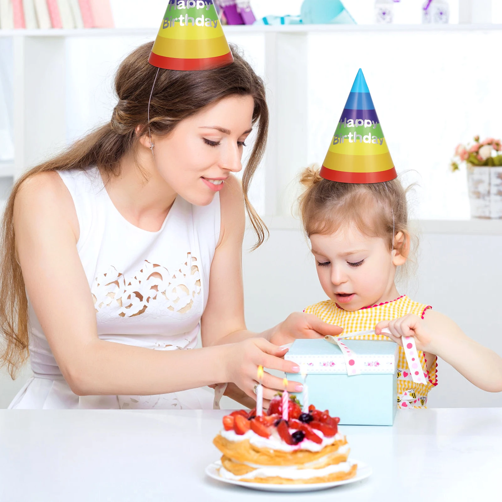 20pcs Birthday Hats Colorful Cone Party Hat for Celebration Cute Small Lightweight Portable Paper Festive Accessories
20pcs Birthday Hats Colorful Cone Party Hat for Celebration Cute Small Lightweight Portable Paper Festive Accessories