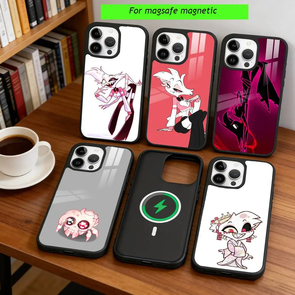 H-Hazbin Hotel A-Angel Dust Phone Case For iPhone17,16,15,14,13,12,11 Plus,Pro Magnetic For Magsafe Wireless Charging
H-Hazbin Hotel A-Angel Dust Phone Case For iPhone17,16,15,14,13,12,11 Plus,Pro Magnetic For Magsafe Wireless Charging