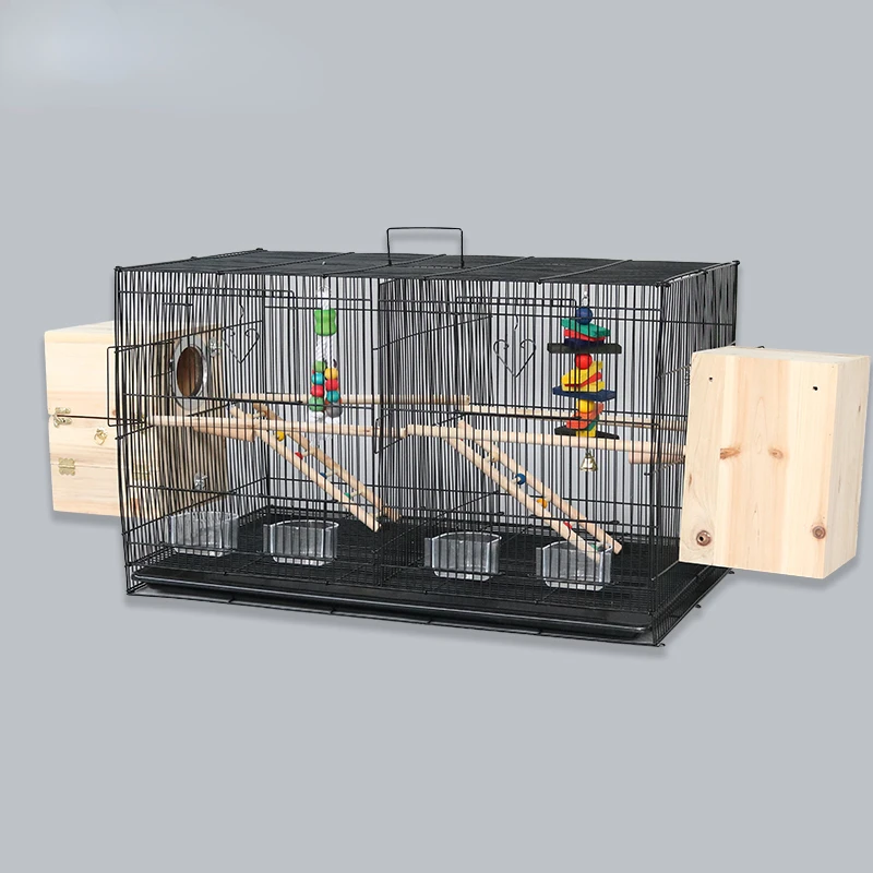 Thickened Metal Bird Cage Stackable Large Double-spaced Breeding Pet Nest Metal Iron Pull Chassis Tiger Skin Parrot House
Thickened Metal Bird Cage Stackable Large Double-spaced Breeding Pet Nest Metal Iron Pull Chassis Tiger Skin Parrot House