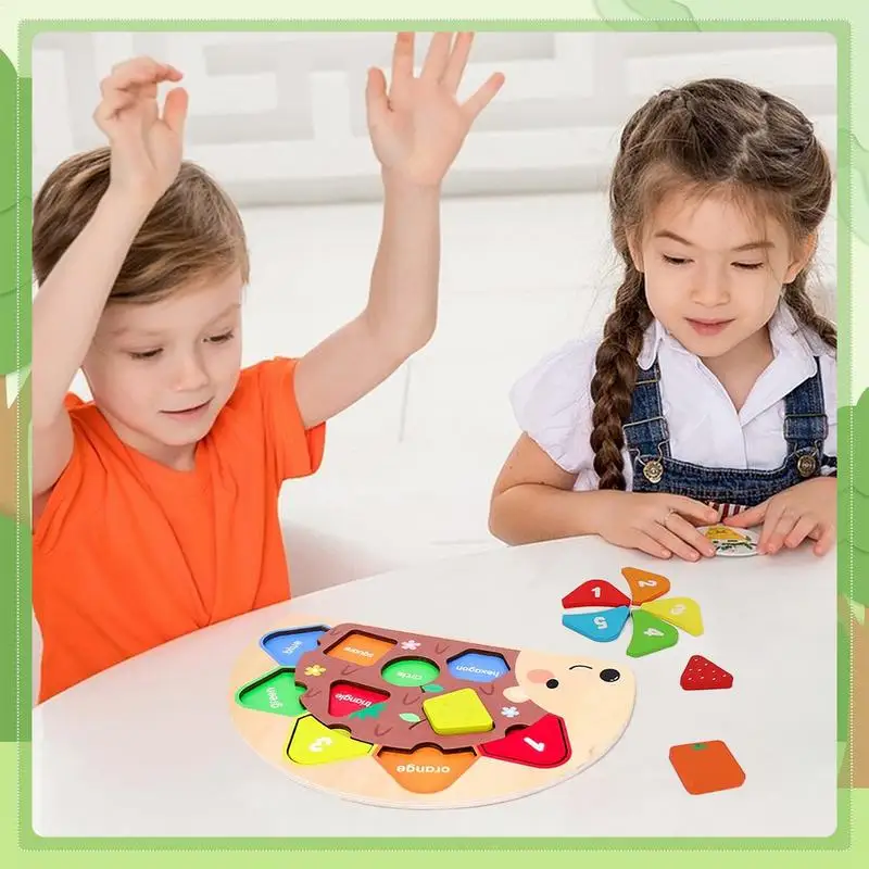 Wood Puzzles For Toddler 1-3 Wooded Hedgehog Toddler Learning Toys Kids Activities For Preschool Classroom Home Playroom Car
Wood Puzzles For Toddler 1-3 Wooded Hedgehog Toddler Learning Toys Kids Activities For Preschool Classroom Home Playroom Car