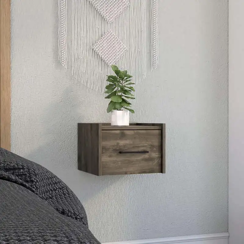 Boa Floating Nightstand , End Table, Side Table Wall-Mounted Single Drawer Design with Handle- Dark Brown - Bedroom
Boa Floating Nightstand , End Table, Side Table Wall-Mounted Single Drawer Design with Handle- Dark Brown - Bedroom