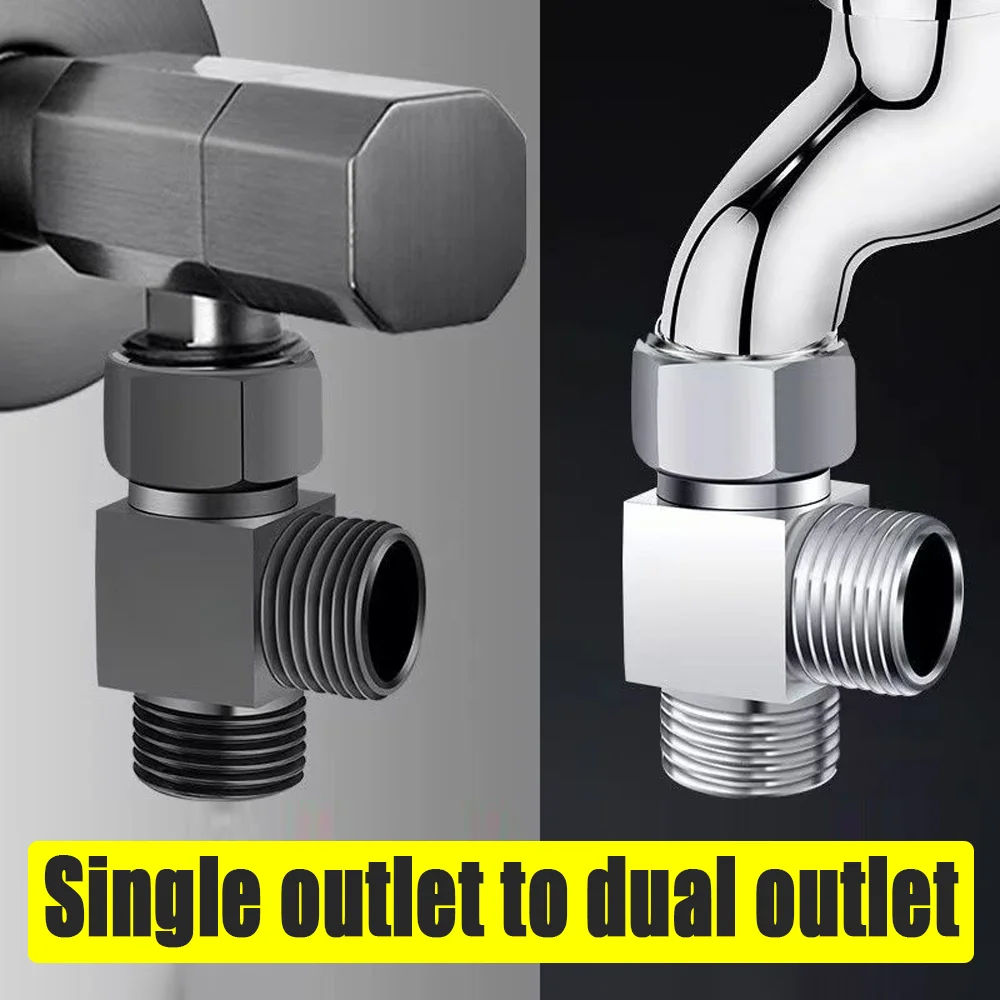 Brass 3-way G1/2 Shower Diverter Valve Water Separator Shower Tee Adapter Adjustable Faucet Switcher Bathroom Replacement Part
Brass 3-way G1/2 Shower Diverter Valve Water Separator Shower Tee Adapter Adjustable Faucet Switcher Bathroom Replacement Part