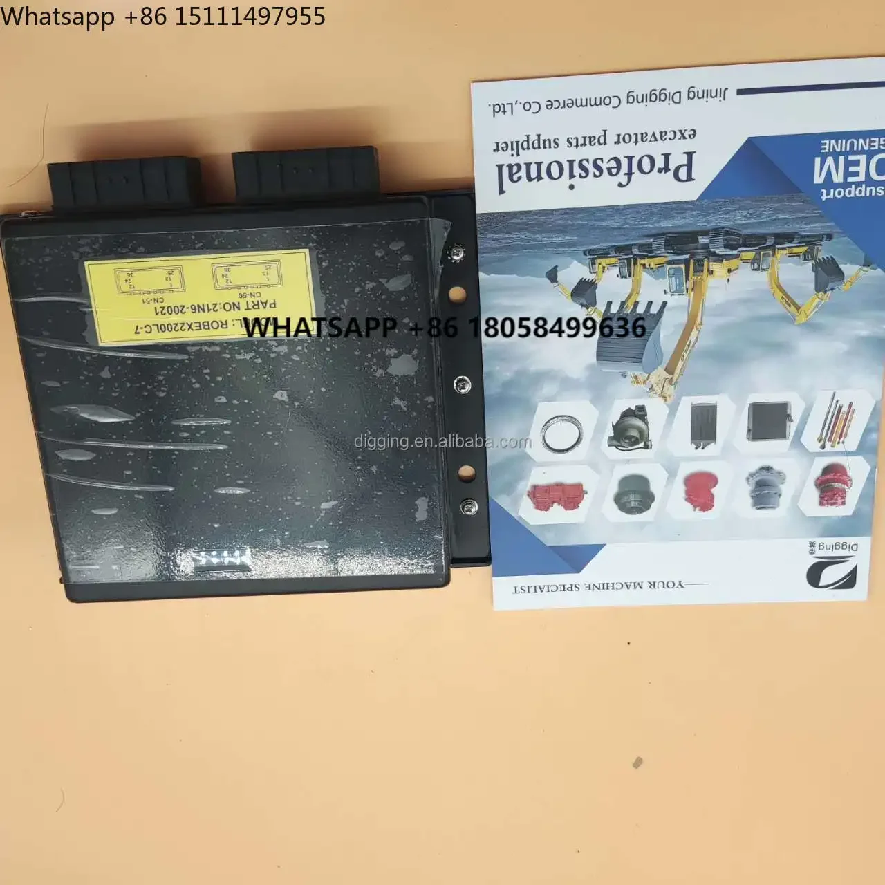 Jining Digging Hot Selling High Quality Construction Machinery Parts Controller 21N6-20021 Excavator Parts Controller 21N6-20021
Jining Digging Hot Selling High Quality Construction Machinery Parts Controller 21N6-20021 Excavator Parts Controller 21N6-20021