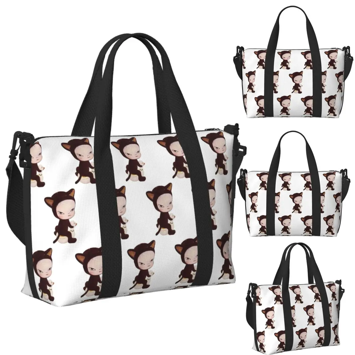 Пляжная дорожная сумка Yoshitomo Nara на заказ, большая вместительная сумка-тоут для тренажерного зала, йоги, женская дорожная сумка для покупок
Пляжная дорожная сумка Yoshitomo Nara на заказ, большая вместительная сумка-тоут для тренажерного зала, йоги, женская дорожная сумка для покупок