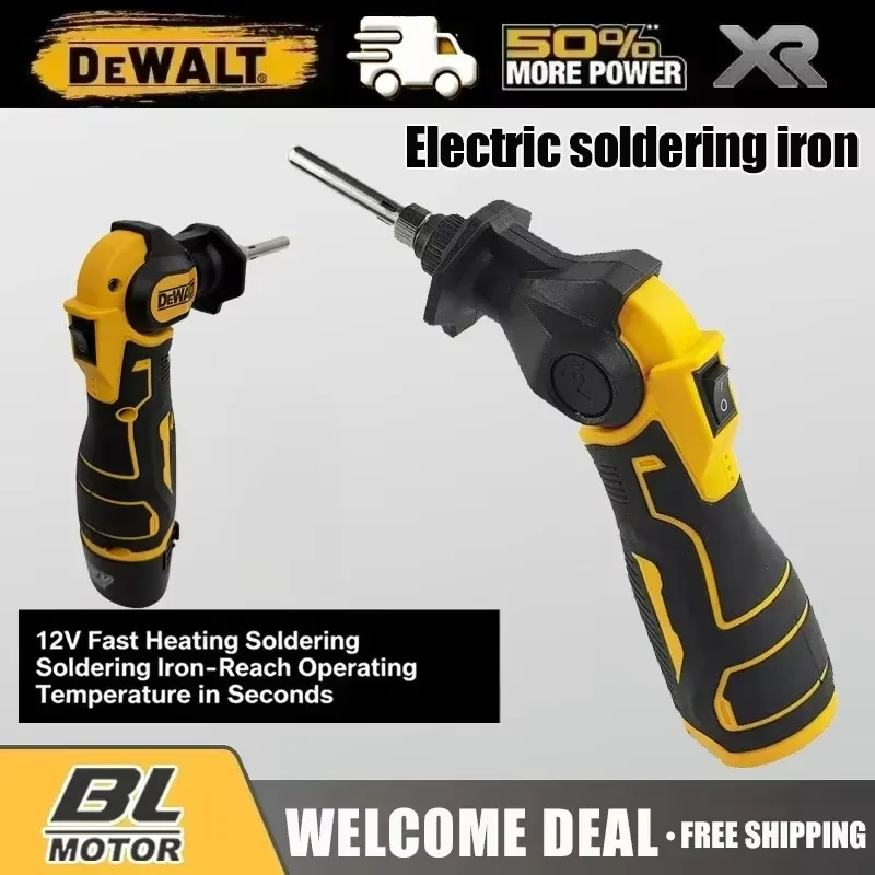 Dewalt 30W Adjustable Temperature Soldering Iron Fast Heating Electric Welding Tool 20V Portable Welding Soldering Machine
Dewalt 30W Adjustable Temperature Soldering Iron Fast Heating Electric Welding Tool 20V Portable Welding Soldering Machine
