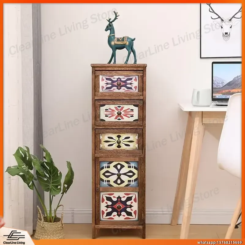 Solid Wood Painted Cabinet Slim American Design Living Room TV Stand Vertical Storage Unit Narrow Sideboard Bedside Table
Solid Wood Painted Cabinet Slim American Design Living Room TV Stand Vertical Storage Unit Narrow Sideboard Bedside Table