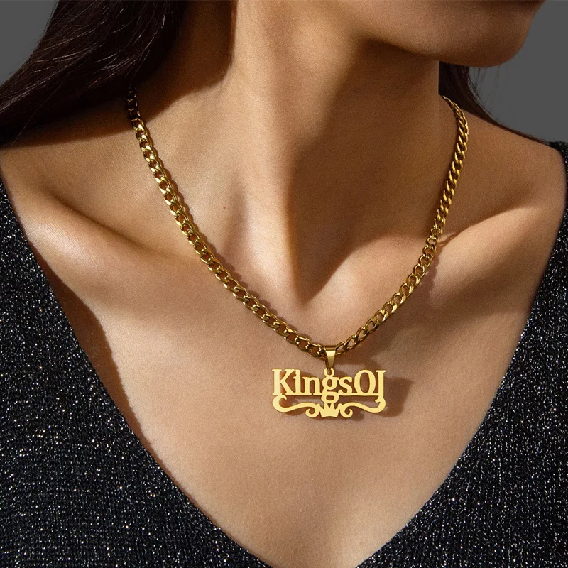 Customized Name Necklace Personalised NK Chain Stainless Steel Pendant Hollow Letter Necklace Jewelry Birthday Gift Dropshipping
Customized Name Necklace Personalised NK Chain Stainless Steel Pendant Hollow Letter Necklace Jewelry Birthday Gift Dropshipping