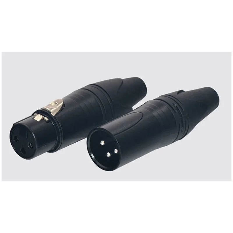 HGSW-15 Pairs XLR DMX 3 Pin Microphone Audio Cables Plug Connectors XLR Plugs Male Female MIC Snake Plug Cable Connectors Easy T
HGSW-15 Pairs XLR DMX 3 Pin Microphone Audio Cables Plug Connectors XLR Plugs Male Female MIC Snake Plug Cable Connectors Easy T