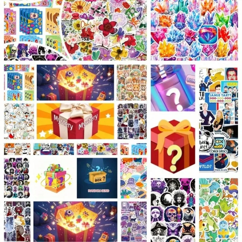 Mysterious Surprise Sticker Gift Box Blind Box Blind Selection, Suitable For Birthday And Festival Gifts. Random Style 50pcs Stickers, A Surprise Gift For Him And Her
Mysterious Surprise Sticker Gift Box Blind Box Blind Selection, Suitable For Birthday And Festival Gifts. Random Style 50pcs Stickers, A Surprise Gift For Him And Her