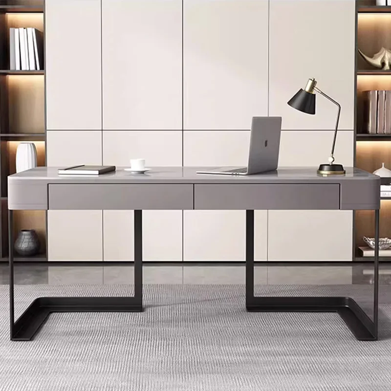 Fashion Sintered Stone Desk with Drawer and Stainless Steel Legs,Contemporary Writing Table for Home Office or Study Room
Fashion Sintered Stone Desk with Drawer and Stainless Steel Legs,Contemporary Writing Table for Home Office or Study Room