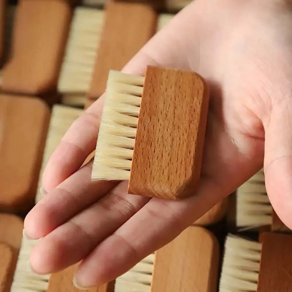 1Pc Pig Bristle Nail Dust Brush Natural Beech Wood Bristle Mini Finger Nail Brush Professional Cleaning tools
1Pc Pig Bristle Nail Dust Brush Natural Beech Wood Bristle Mini Finger Nail Brush Professional Cleaning tools