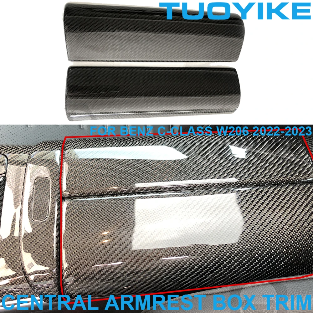 Car Real Carbon Fiber Center Console Lid Armest Box Cover Panel Trim Sticker For Mercedes BENZ C-Class W206 C200 C260 2022-23
Car Real Carbon Fiber Center Console Lid Armest Box Cover Panel Trim Sticker For Mercedes BENZ C-Class W206 C200 C260 2022-23