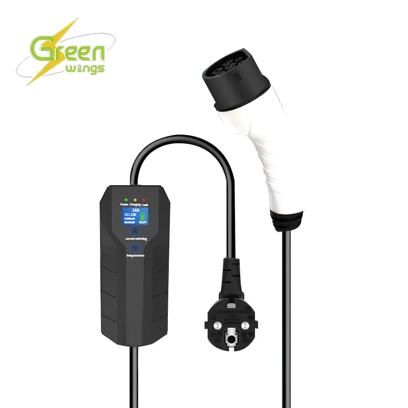 J1772 Type2 Fast Ev Charging Gun Signal Phase16A LCD Display Electric Car Cable
J1772 Type2 Fast Ev Charging Gun Signal Phase16A LCD Display Electric Car Cable