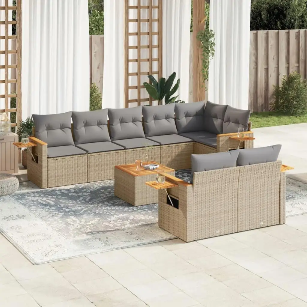 Cozy Large Grey PE Rattan Modular Garden Sofa Set Outdoor Furniture for Patio and Balcony
Cozy Large Grey PE Rattan Modular Garden Sofa Set Outdoor Furniture for Patio and Balcony