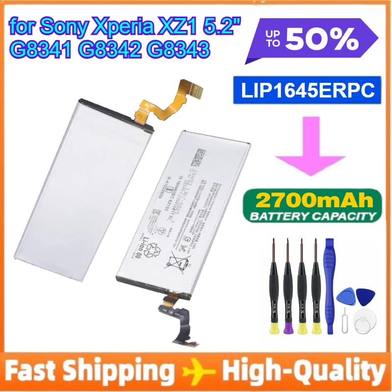 2700mAh LIP1645ERPC in Stock Battery for Sony Xperia XZ1 5.2" G8341 G8342 G8343 XZ1 Dual F8342 SO-01K Batteries
2700mAh LIP1645ERPC in Stock Battery for Sony Xperia XZ1 5.2" G8341 G8342 G8343 XZ1 Dual F8342 SO-01K Batteries