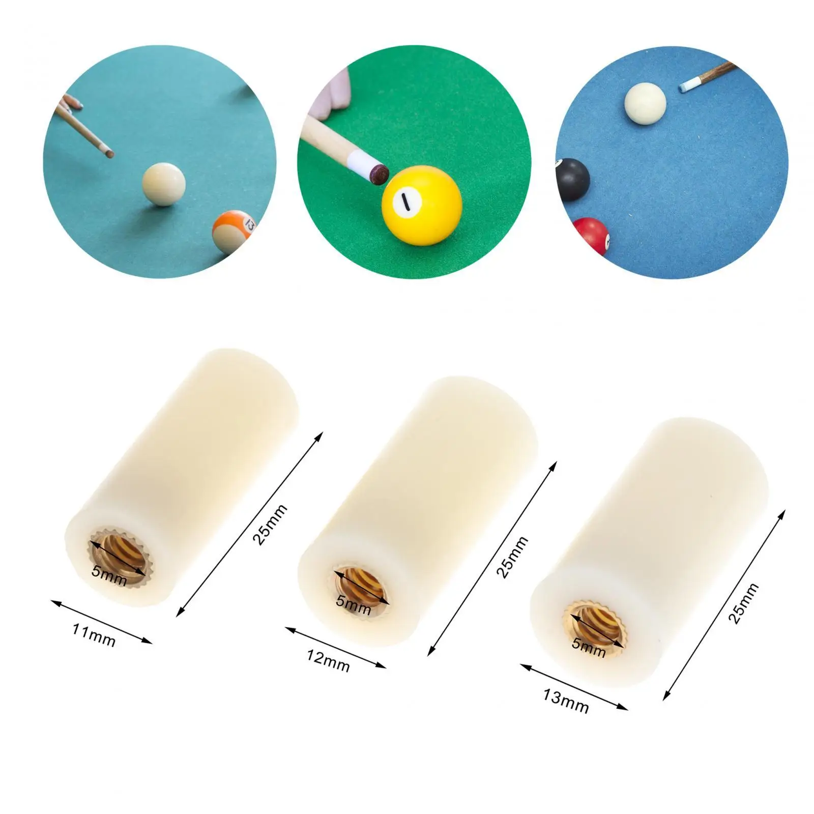High Quality Billiard Cue Ferrule Portable Replacement Kit for Accessories for Snooker and Billiards Repair
High Quality Billiard Cue Ferrule Portable Replacement Kit for Accessories for Snooker and Billiards Repair