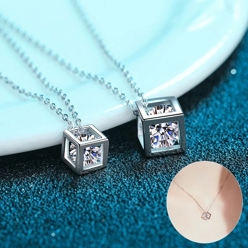 Apaison Sparkling Moissanite Pendant Necklace For Women Fine Jewelry 925 Sterling Silver Adjustable Clavicle Chain Girl Gift
Apaison Sparkling Moissanite Pendant Necklace For Women Fine Jewelry 925 Sterling Silver Adjustable Clavicle Chain Girl Gift