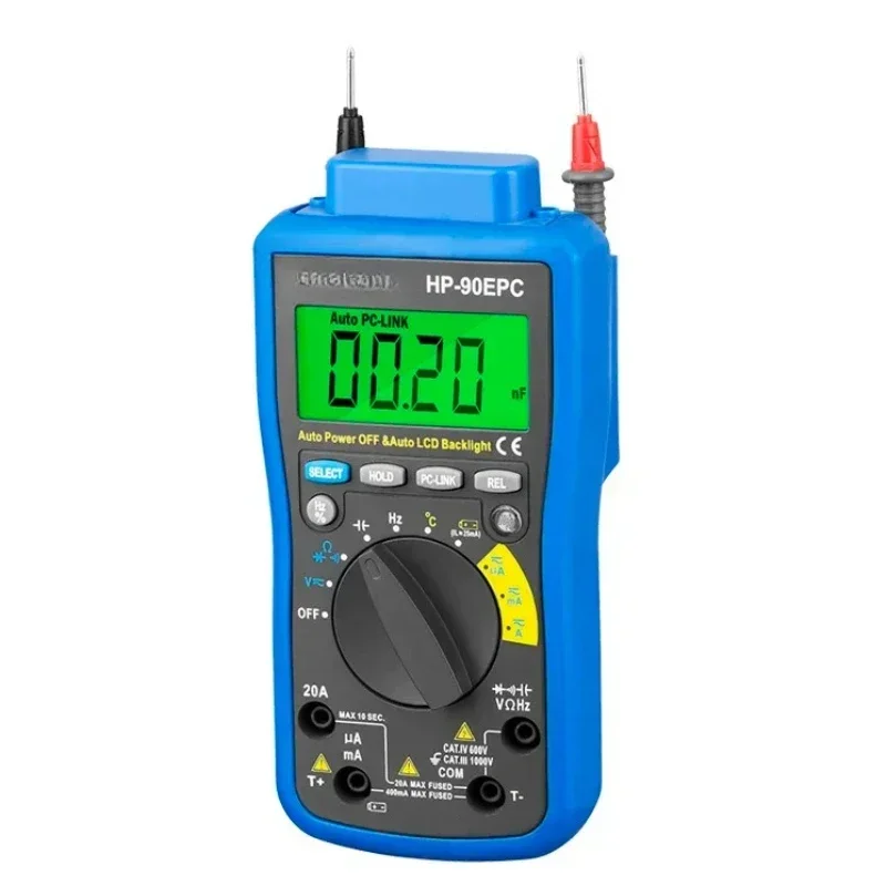 HP h-90EPC TRMS 4000 Counts Auto Ranging Multimeter for PC Multi Tester with USB Port Measure Current AC/DC
HP h-90EPC TRMS 4000 Counts Auto Ranging Multimeter for PC Multi Tester with USB Port Measure Current AC/DC