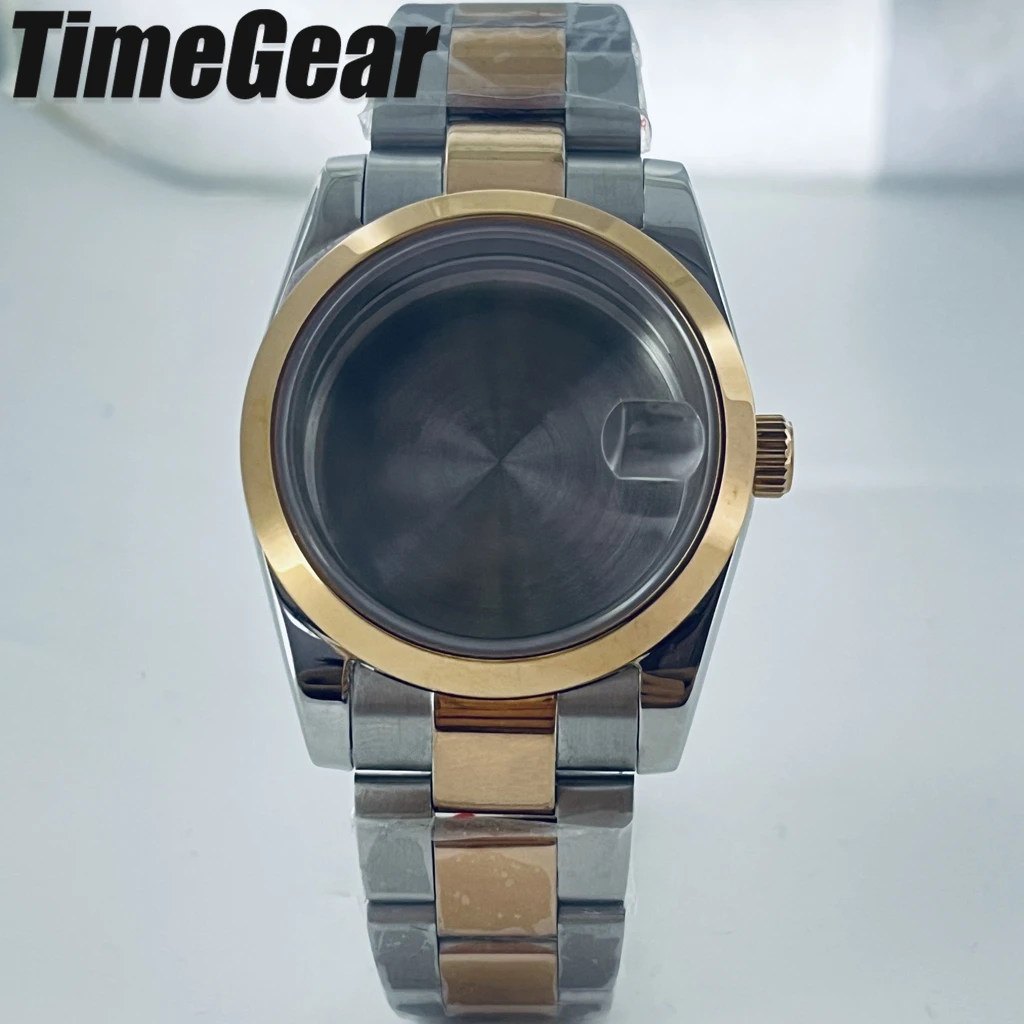 36mm 40mm Silver Rose Bevel Edge Watch Case Bracelet Sapphire For Explorer NH34 NH35 NH36 Nh38 Movement 28.5mm Dial
36mm 40mm Silver Rose Bevel Edge Watch Case Bracelet Sapphire For Explorer NH34 NH35 NH36 Nh38 Movement 28.5mm Dial 