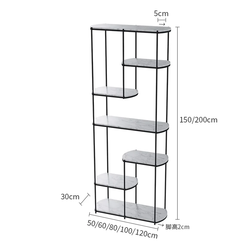 Light Luxury Floor Shelf Living Room Display Multi-layer Wrought Iron Bookshelf Storage
Light Luxury Floor Shelf Living Room Display Multi-layer Wrought Iron Bookshelf Storage