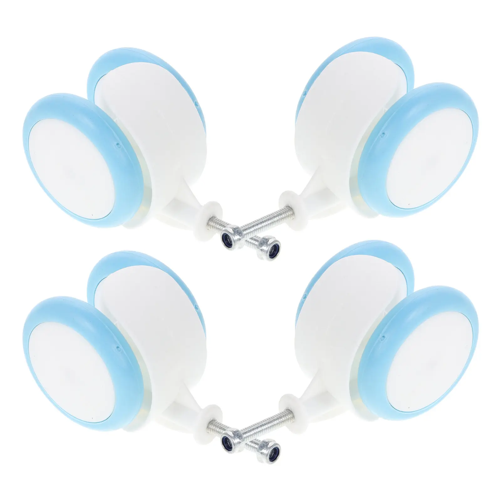 4Pcs Replacement Wheels for Baby Walker Cart Universal Plastic Rubber Wheels Easy Snap Installation Smooth Movement Infant Cart
4Pcs Replacement Wheels for Baby Walker Cart Universal Plastic Rubber Wheels Easy Snap Installation Smooth Movement Infant Cart