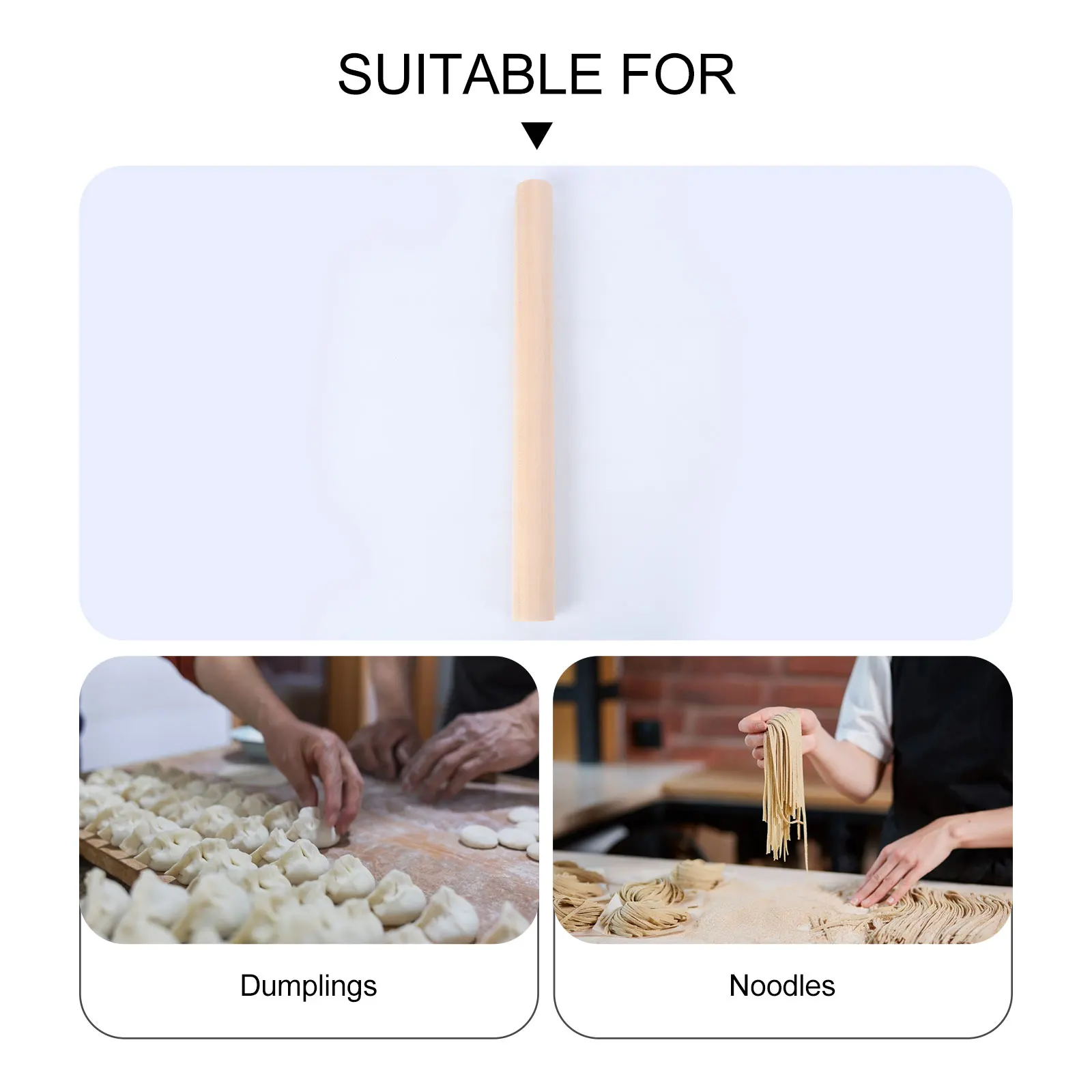 28 CM Rolling Pin Dumpling Skin Maker Dough Roller Rollers Dumplings Stainless Steel
28 CM Rolling Pin Dumpling Skin Maker Dough Roller Rollers Dumplings Stainless Steel
