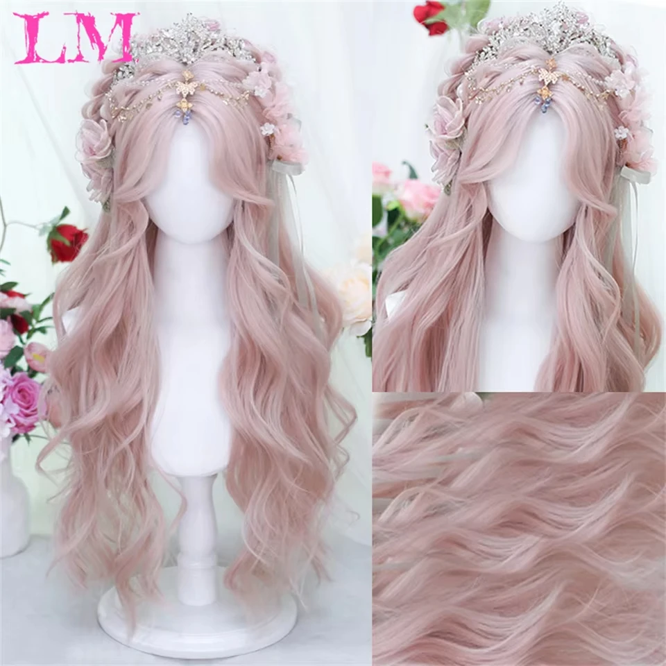 LM Synthetic Wig 70cm Fashion Wigs Long Wavy Curly Hair Heat Resistant Wig Cosplay Wig for Women with Free Wig Cap
LM Synthetic Wig 70cm Fashion Wigs Long Wavy Curly Hair Heat Resistant Wig Cosplay Wig for Women with Free Wig Cap