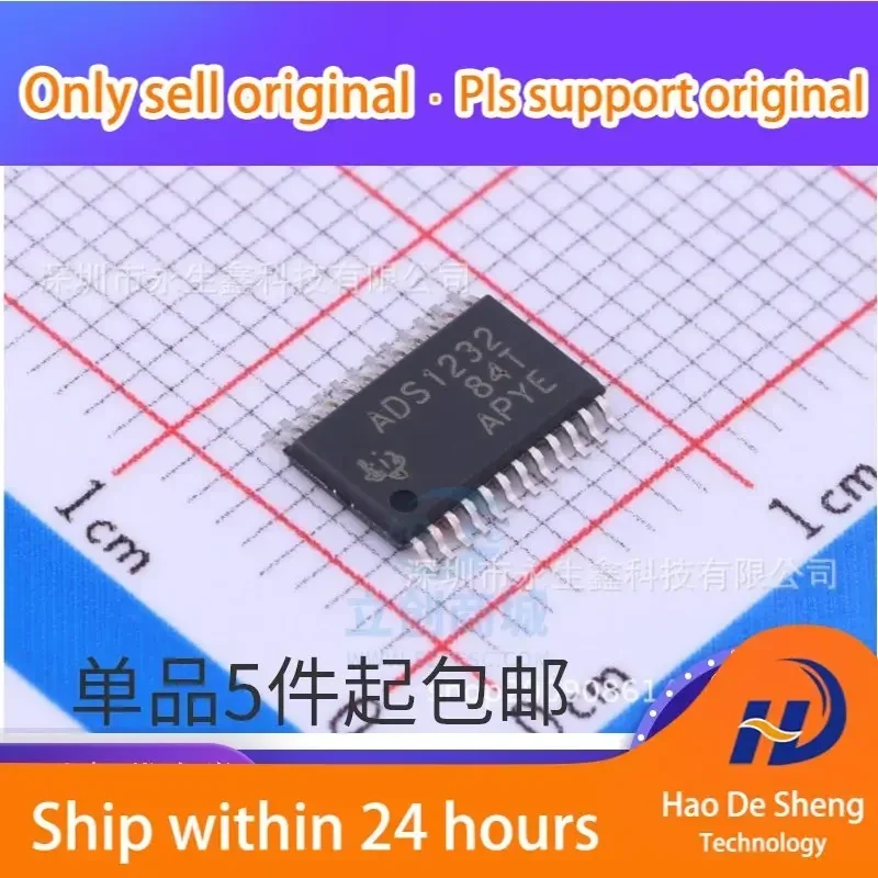 10PCS/LOT ADS1232IPWR ADS1232 TSSOP24 Converter 24Bit New Original In Stock
10PCS/LOT ADS1232IPWR ADS1232 TSSOP24 Converter 24Bit New Original In Stock