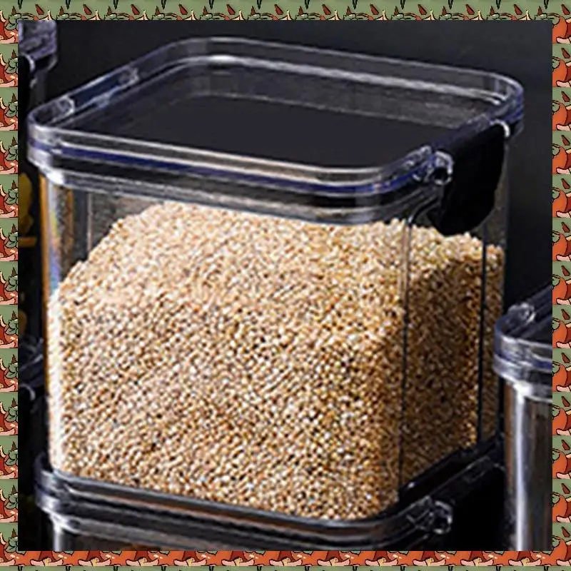 6 Pack 700Ml Kitchen Storage Box Storage Jar Organizer Container Set Vacuum Lid Seal Clear Square
6 Pack 700Ml Kitchen Storage Box Storage Jar Organizer Container Set Vacuum Lid Seal Clear Square