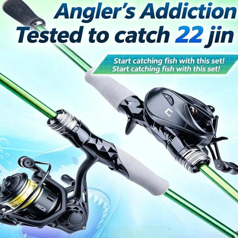 Fishingfans 1.8m M Spinning Rod 2-Piece Carbon Fiber Rod with Secure Reel Lock & K-Frame Ceramic Guides
Fishingfans 1.8m M Spinning Rod 2-Piece Carbon Fiber Rod with Secure Reel Lock & K-Frame Ceramic Guides