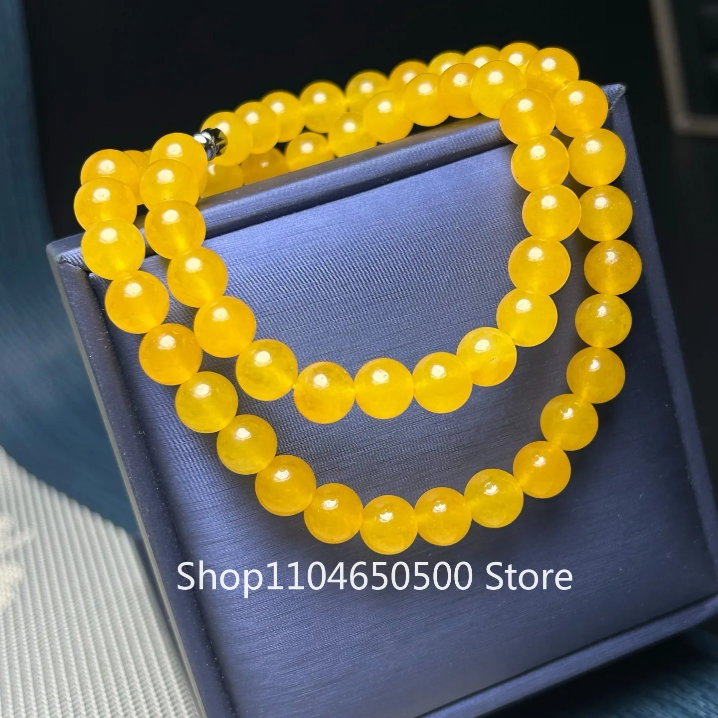 Certified Natural Ice Myanmar yellow Beads Jade jadeite Necklaces Pendants 8MM
Certified Natural Ice Myanmar yellow Beads Jade jadeite Necklaces Pendants 8MM
