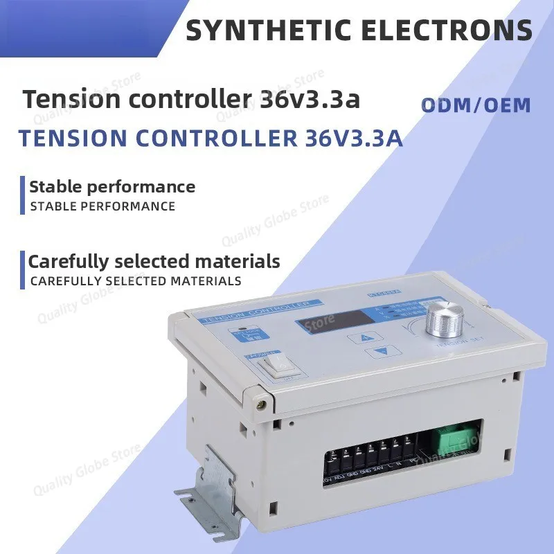 KTC800A Tension Controller, 24V Tension Control Magnetic Powder Brake Clutch 0A-4A Manual Digital Display 002
KTC800A Tension Controller, 24V Tension Control Magnetic Powder Brake Clutch 0A-4A Manual Digital Display 002