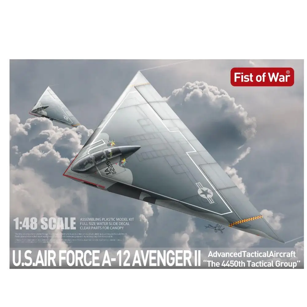 Коллекционная модель 48005 1/48 Американский A-12 Avenger II «4450-й тактической группы» Модельный комплект
Коллекционная модель 48005 1/48 Американский A-12 Avenger II «4450-й тактической группы» Модельный комплект
