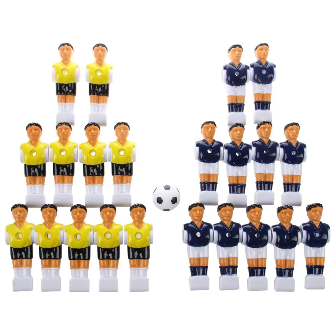 A08P-22Pcs Foosball Man Table Guys Man Soccer Player Part Yellow+Royal Blue With Ball
A08P-22Pcs Foosball Man Table Guys Man Soccer Player Part Yellow+Royal Blue With Ball