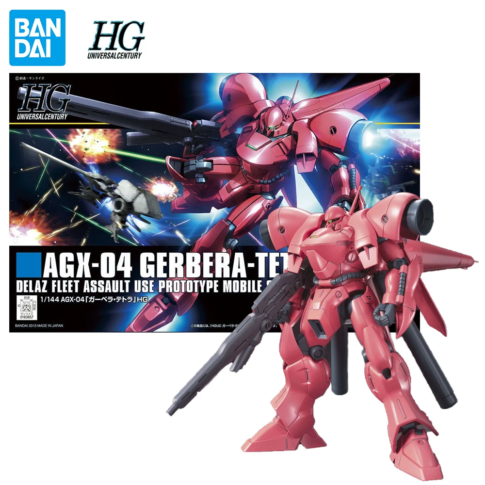Bandai Gundam HGUC AGX-04 H159 Gerbera-Tetra 1/144 Mobile Anime Action Model Collection Assembly Robot Figure Toys Gifts for Boy
Bandai Gundam HGUC AGX-04 H159 Gerbera-Tetra 1/144 Mobile Anime Action Model Collection Assembly Robot Figure Toys Gifts for Boy