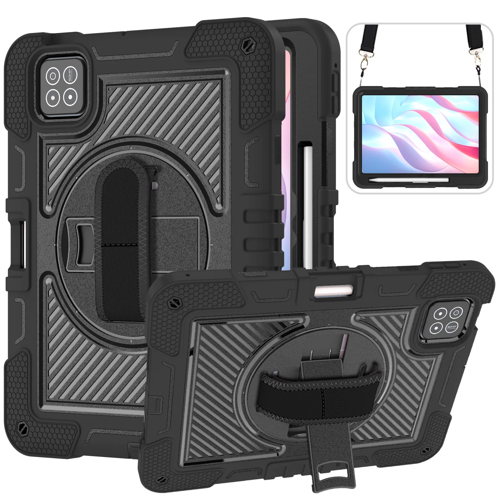 Shockproof Case for Xiaomi Pad 7 6 Pro Redmi Pad SE 8.7 11 Honor Pad X8 Huawei MatePad 11.5 S, 360 Rotation Stand Hand Strap
Shockproof Case for Xiaomi Pad 7 6 Pro Redmi Pad SE 8.7 11 Honor Pad X8 Huawei MatePad 11.5 S, 360 Rotation Stand Hand Strap