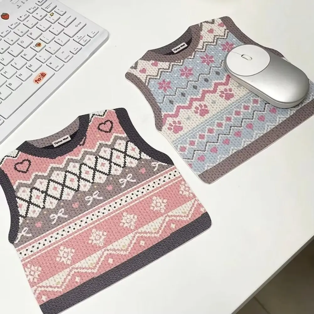 Creative Cute Knitted Sweater Mouse Pad Anti-slip Diatomite Desk Cushion Washable Thickened Table Mat Office 
Creative Cute Knitted Sweater Mouse Pad Anti-slip Diatomite Desk Cushion Washable Thickened Table Mat Office