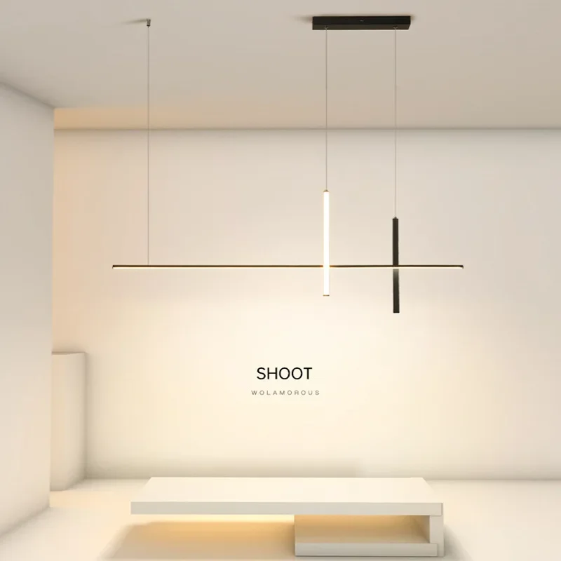 Modern LED Pendant Lights For Living Dining Room Hotel Bedroom Chandelier Strip Hanging Lamp Home Decor Indoor Lighting Fixture 
Modern LED Pendant Lights For Living Dining Room Hotel Bedroom Chandelier Strip Hanging Lamp Home Decor Indoor Lighting Fixture