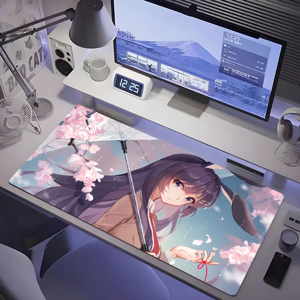 Sakurajima Mai Mousepad Mouse Pad Extended Gaming Keyboard Mats Large 90x40cm XXL Gamer Mousepad
Sakurajima Mai Mousepad Mouse Pad Extended Gaming Keyboard Mats Large 90x40cm XXL Gamer Mousepad