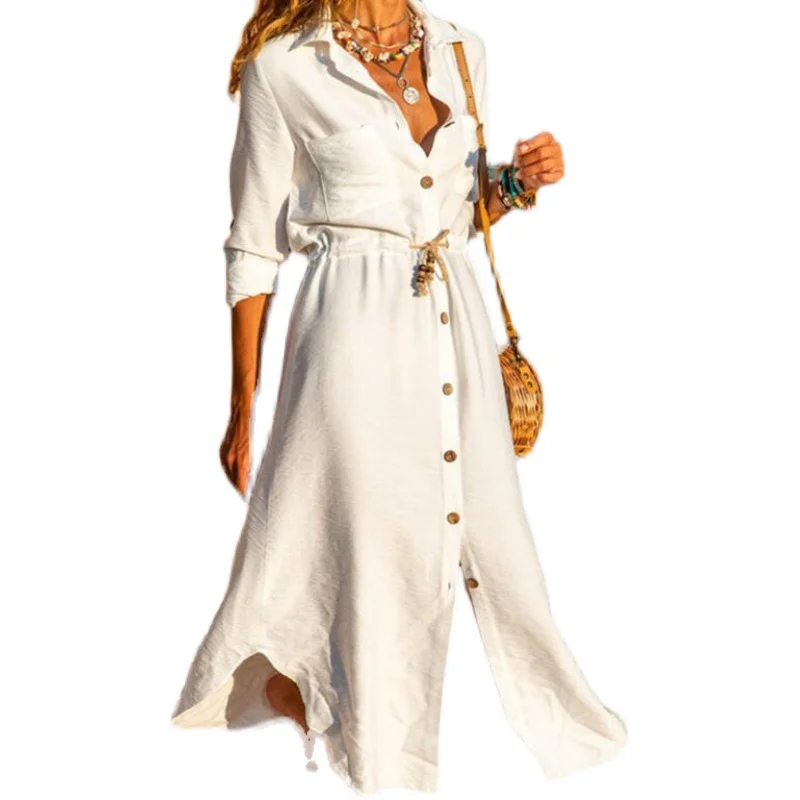 Sexy Long Sve Cotton Dr Stand Collar A-Line Midi Skirt for Young Women 8-24 Years Old Summer Collection Ebay Hot Item
Sexy Long Sve Cotton Dr Stand Collar A-Line Midi Skirt for Young Women 8-24 Years Old Summer Collection Ebay Hot Item