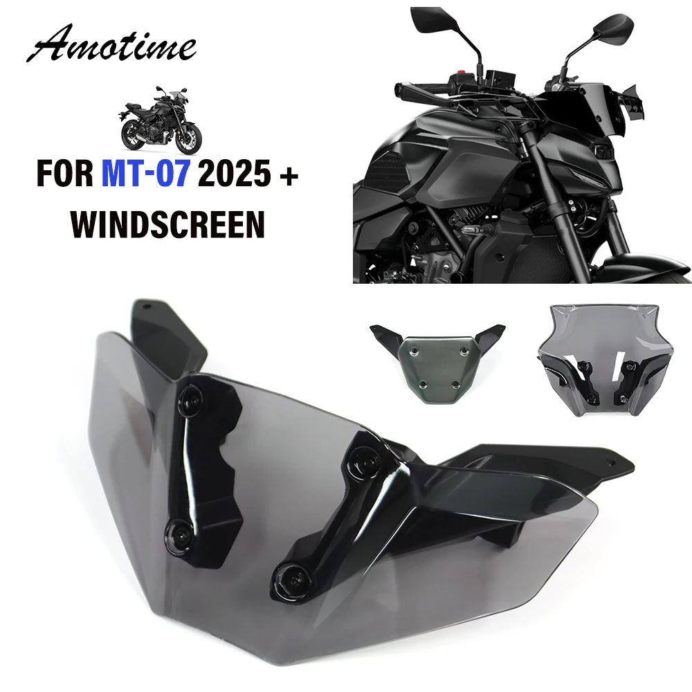For Yamaha MT-07 2025 MT07 GEN4 MT 07 Middle Screen Multi-Mount Structure Kit Front Windshield Polyvalent Wind Deflector
For Yamaha MT-07 2025 MT07 GEN4 MT 07 Middle Screen Multi-Mount Structure Kit Front Windshield Polyvalent Wind Deflector