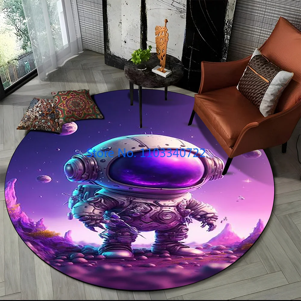 Круглый ковер с 3D астронавтом, мультяшный космический ковер, круглый ковер 120 см, игровой коврик для ползания, нескользящий напольный коврик для игр, декор для детской гостиной
Круглый ковер с 3D астронавтом, мультяшный космический ковер, круглый ковер 120 см, игровой коврик для ползания, нескользящий напольный коврик для игр, декор для детской гостиной