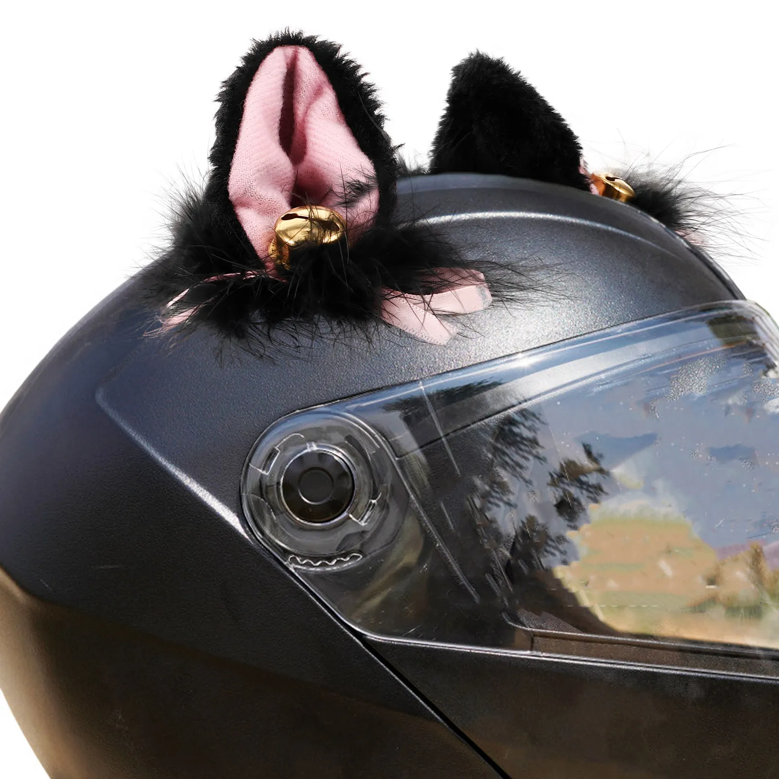 1Pair Fashionable Ears Decor for Women Motorcycle Scooter Helmets Comfortable Soft Material Bell Sound Unique Stylish
1Pair Fashionable Ears Decor for Women Motorcycle Scooter Helmets Comfortable Soft Material Bell Sound Unique Stylish