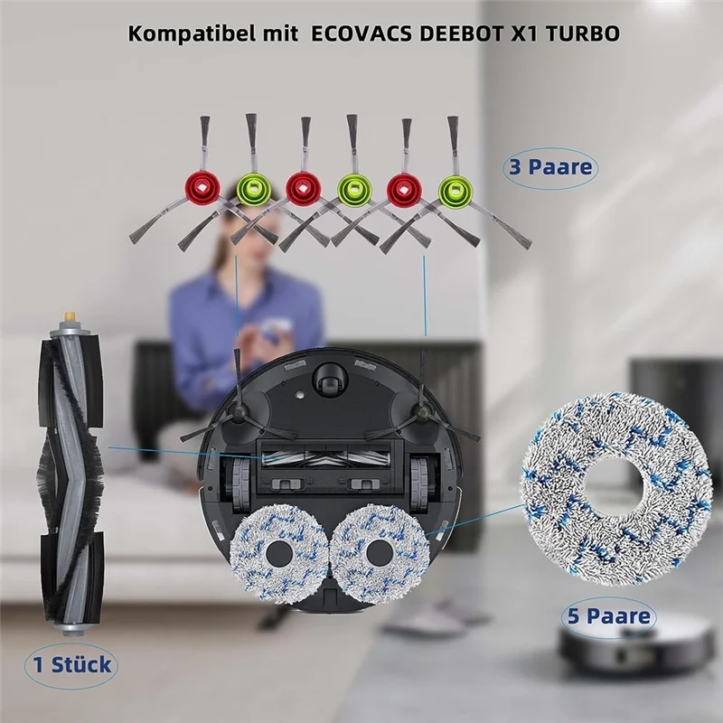 Аксессуары для пылесоса Аксессуары для Deebot X1 Turbo, сменные аксессуары для пылесоса X1 Omni, насадки X1E Omni
Аксессуары для пылесоса Аксессуары для Deebot X1 Turbo, сменные аксессуары для пылесоса X1 Omni, насадки X1E Omni