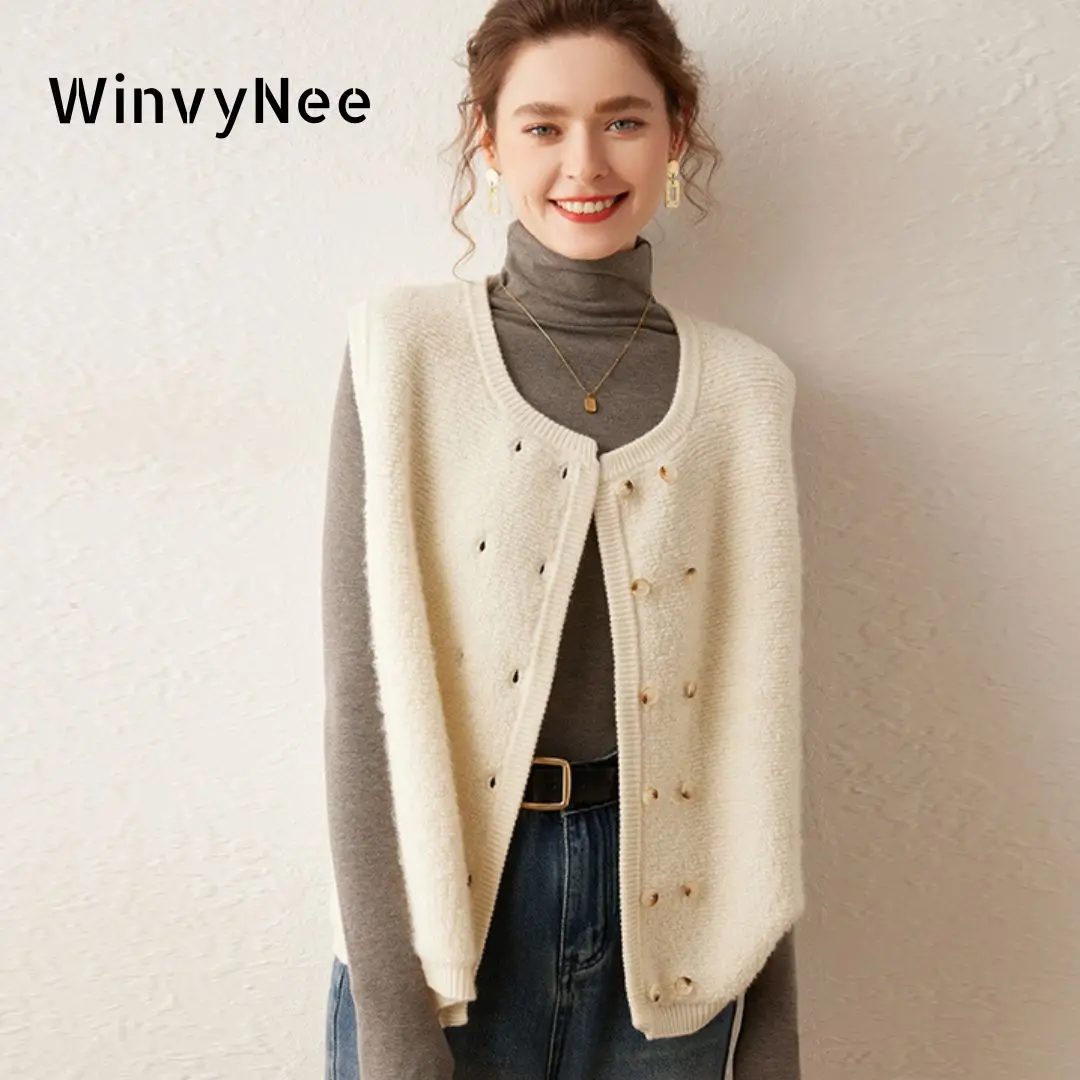 WinvyNee женская одежда кашемировый шерстяной жилет кардиганы майки майки повседневная верхняя одежда топы базовый однотонный повседневный свитер C 1464005
WinvyNee женская одежда кашемировый шерстяной жилет кардиганы майки майки повседневная верхняя одежда топы базовый однотонный повседневный свитер C 1464005