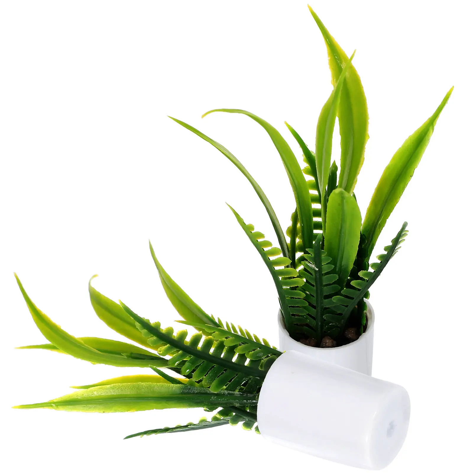 2Pcs Miniature Potted Plant Artificial Bonsai Decoration Set Tiny House Desk Windowsill Ornament Natural Look Garden Decor
2Pcs Miniature Potted Plant Artificial Bonsai Decoration Set Tiny House Desk Windowsill Ornament Natural Look Garden Decor