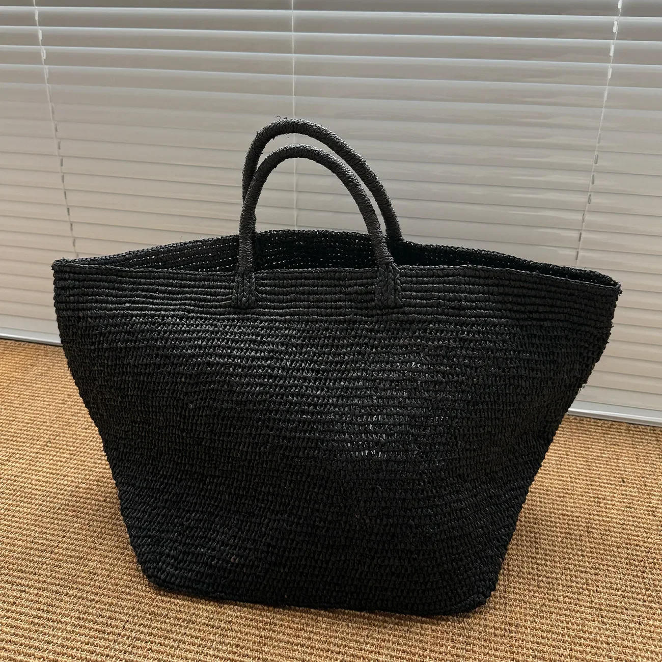 Straw Beach Tote Bag, Large 100% Rattan Woven Bags,Handmade Shoulder Handbags for Women
Straw Beach Tote Bag, Large 100% Rattan Woven Bags,Handmade Shoulder Handbags for Women