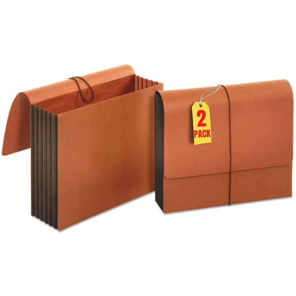 Expanding File Wallet with Flap and Cord Closure, 5-1/4\ Expansion, Legal Size (2 Pack)
Expanding File Wallet with Flap and Cord Closure, 5-1/4\ Expansion, Legal Size (2 Pack)