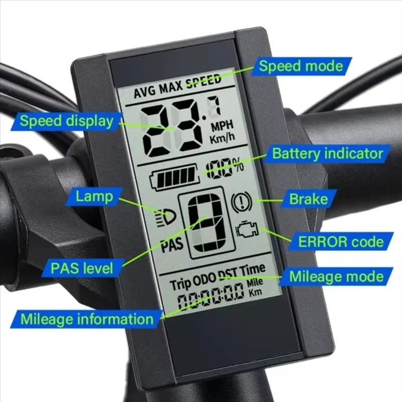 Дисплей Bafang 800S LCD UART для электровелосипедов с центральным приводом BBS01B, BBS02B, BBSHD / мотор-колеса
Дисплей Bafang 800S LCD UART для электровелосипедов с центральным приводом BBS01B, BBS02B, BBSHD / мотор-колеса